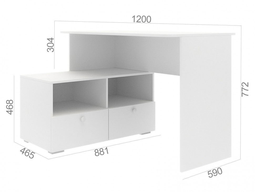 Детский письменный стол Абрис