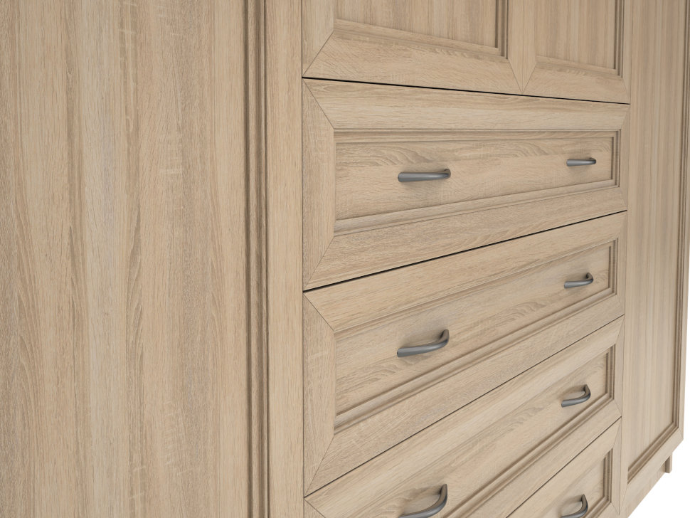 Распашной шкаф с ящиками Мерлен