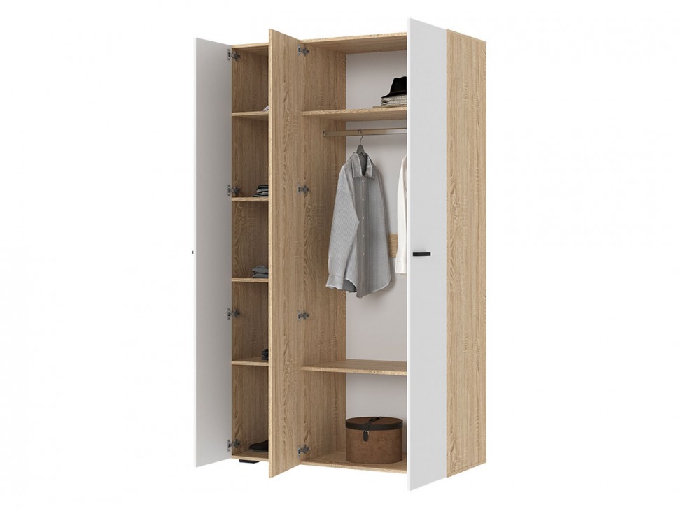 Распашной шкаф Санса с зеркалом